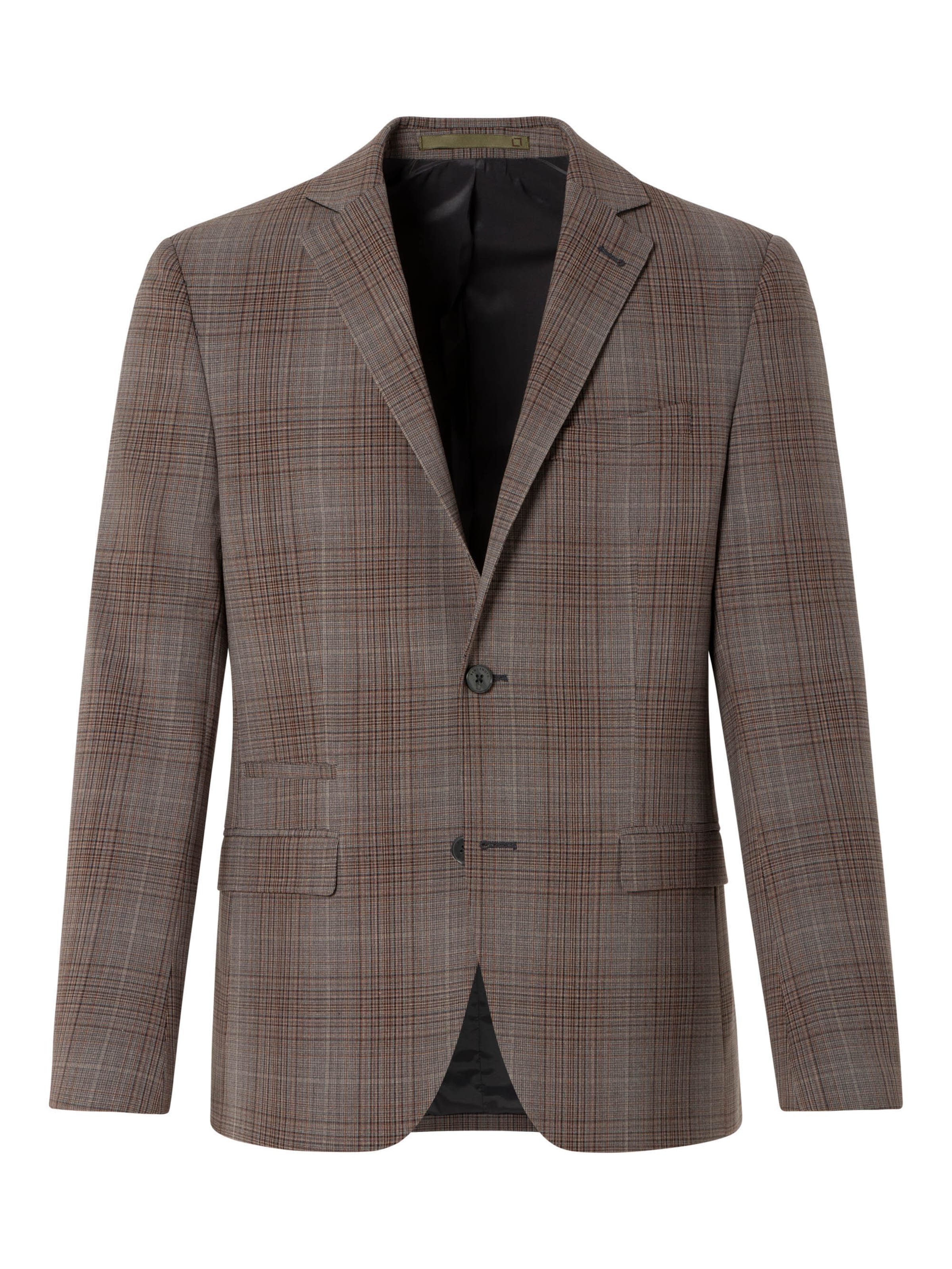 BENVENUTO Slim fit Business blazer in Brown: front