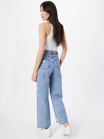 ONLY Wide leg Jeans i blå