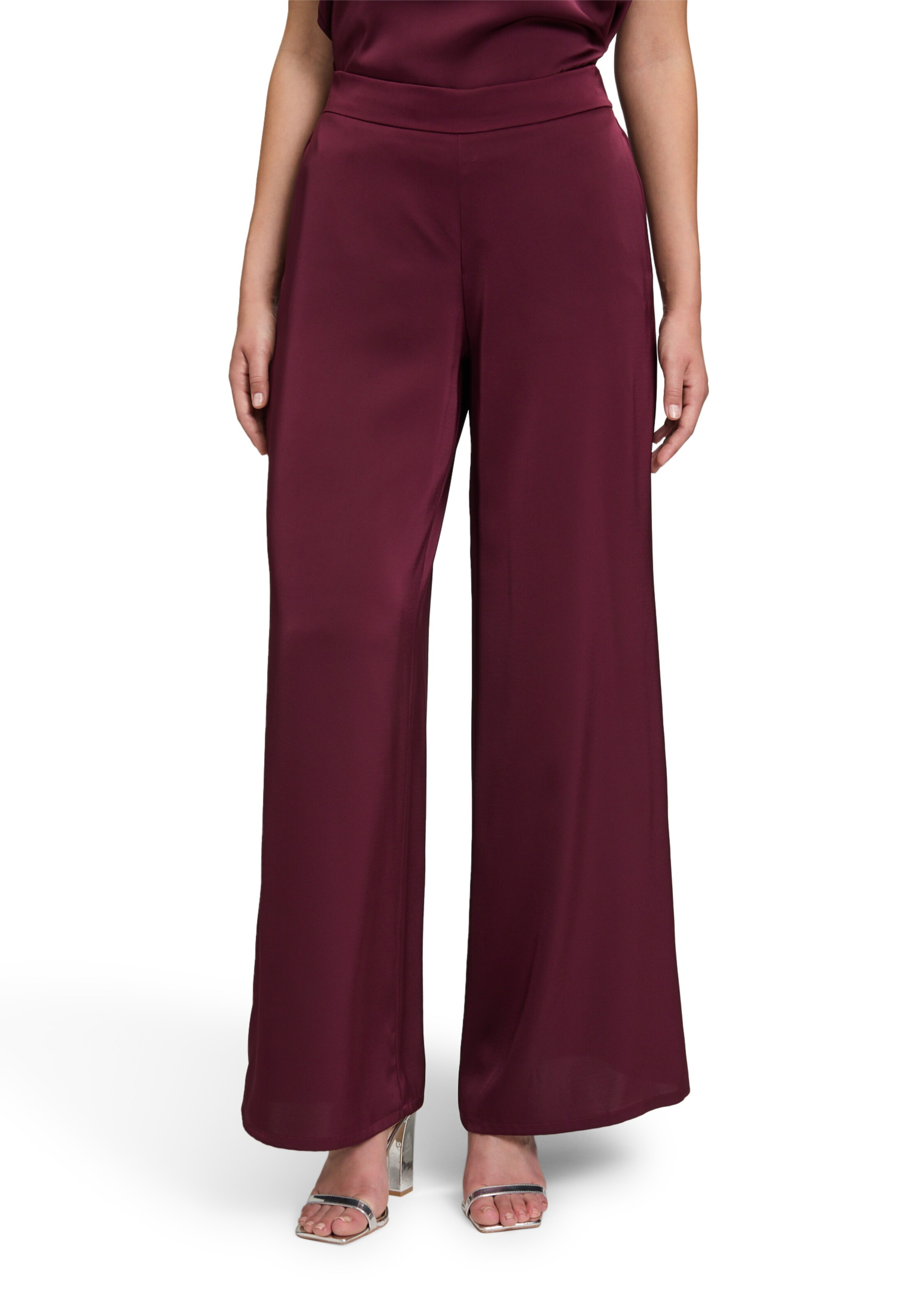 Vera Mont Wide leg Pants in Red: front