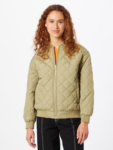 Urban Classics Between-Season Jacket in Green: front