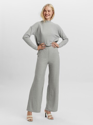 VERO MODA Wide leg Pants 'Blossom' in Grey