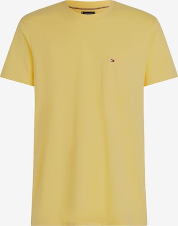 TOMMY HILFIGER T-Shirt 'ESSENTIAL' in Gelb: Vorderseite