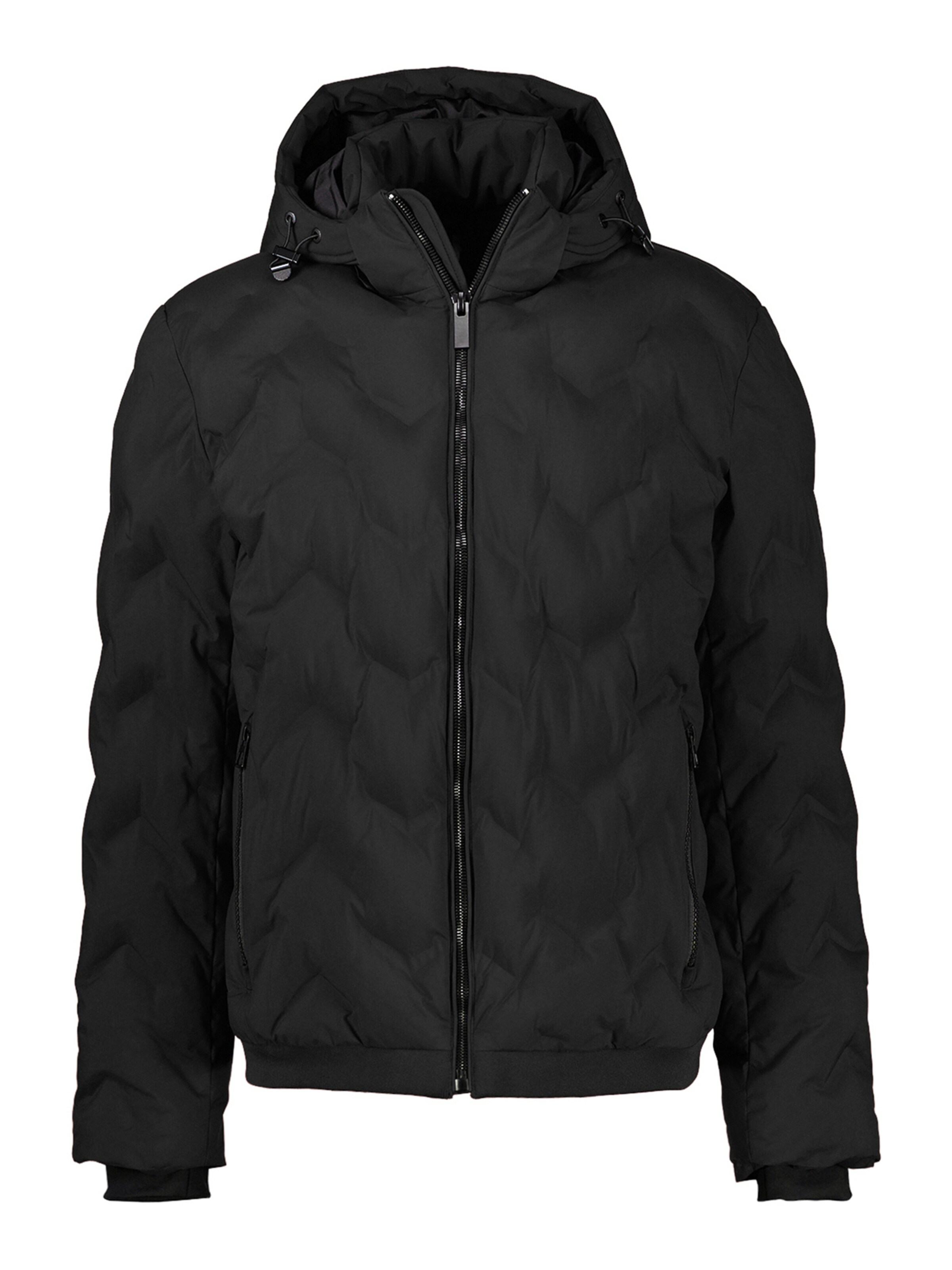 LRS Between-Season Jacket in Black: front