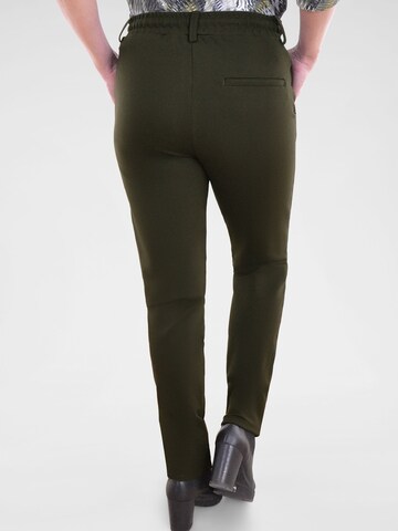 Coupe slim Pantalon 'Punto di Roma' Navigazione en vert