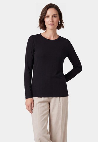 T-shirt Usha en noir : devant