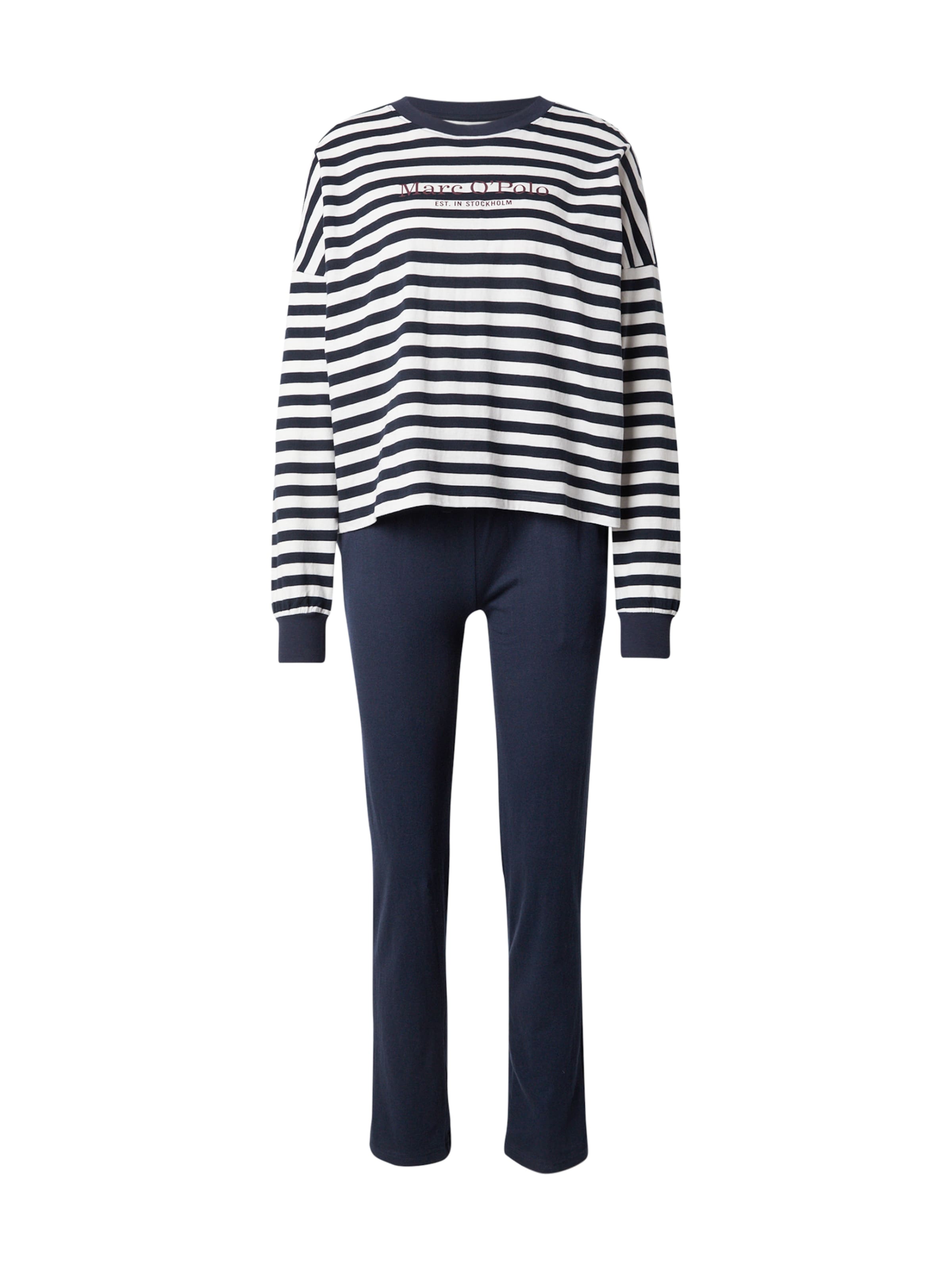 Pyjama 'Mix & Match' Marc O'Polo en bleu : devant