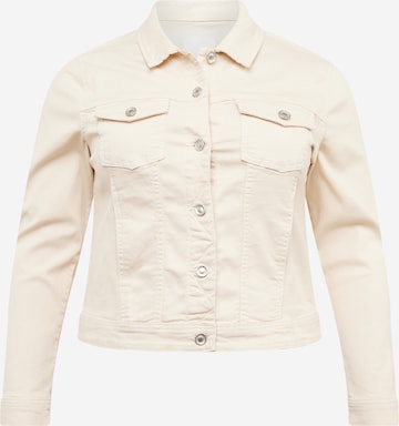 ONLY Carmakoma Jacke 'WESPA' in Beige: predná strana