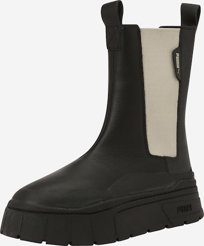 PUMA Chelsea boots 'Mayze' i beige / svart, Produktvy
