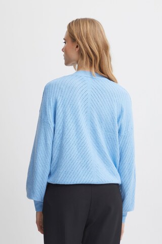 ICHI Strickjacke in Blau