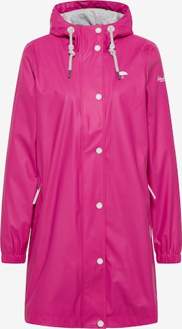 Manteau fonctionnel Schmuddelwedda en rose : devant