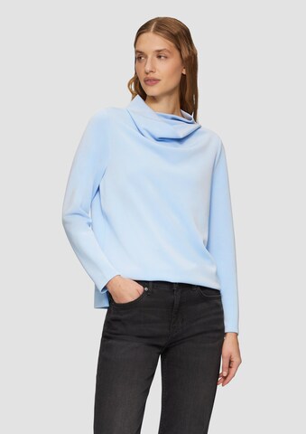 Sweat-shirt s.Oliver en bleu : devant