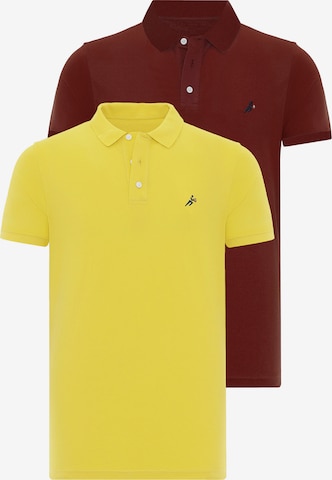 T-Shirt Moxx Paris en jaune : devant