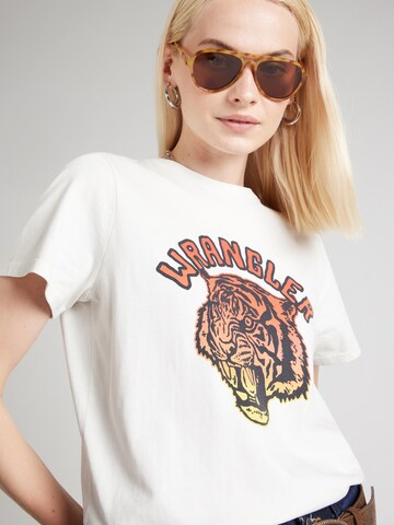 T-shirt 'REGULAR TEE' WRANGLER en blanc