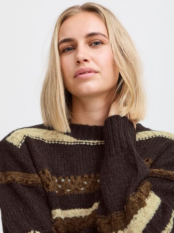 Pull-over 'Jackie' PULZ Jeans en marron