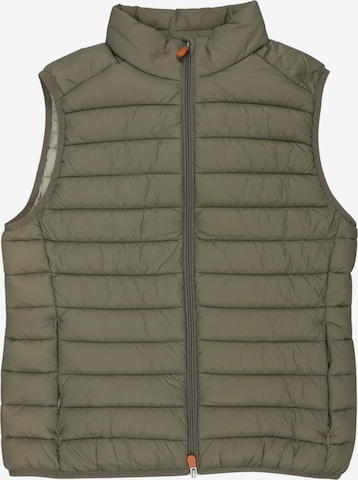 SAVE THE DUCK Weste 4XL in Grün: Vorderseite