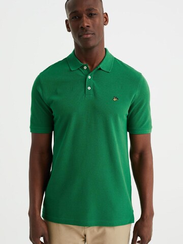 WE Fashion Poloshirt in Grün: Vorderseite