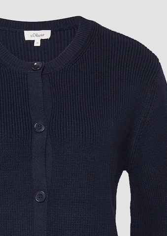 Cardigan s.Oliver Red Label Plus en bleu
