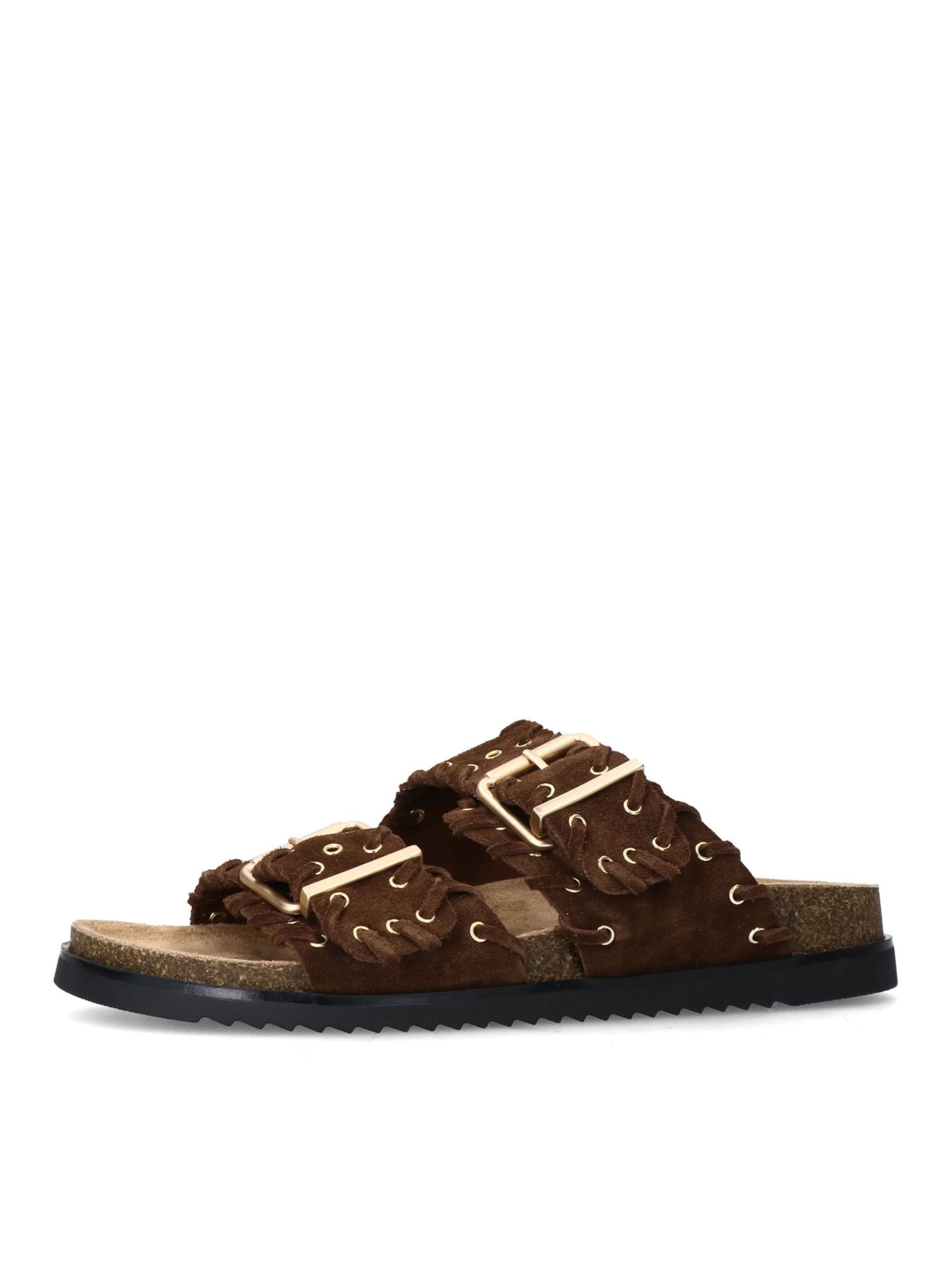 Mule SACHA en marron : devant