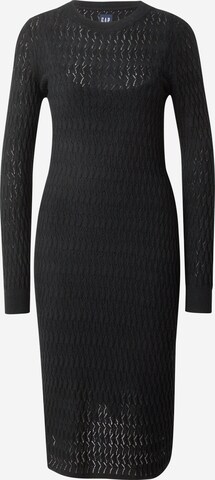 GAP Knitted dress in Black: front