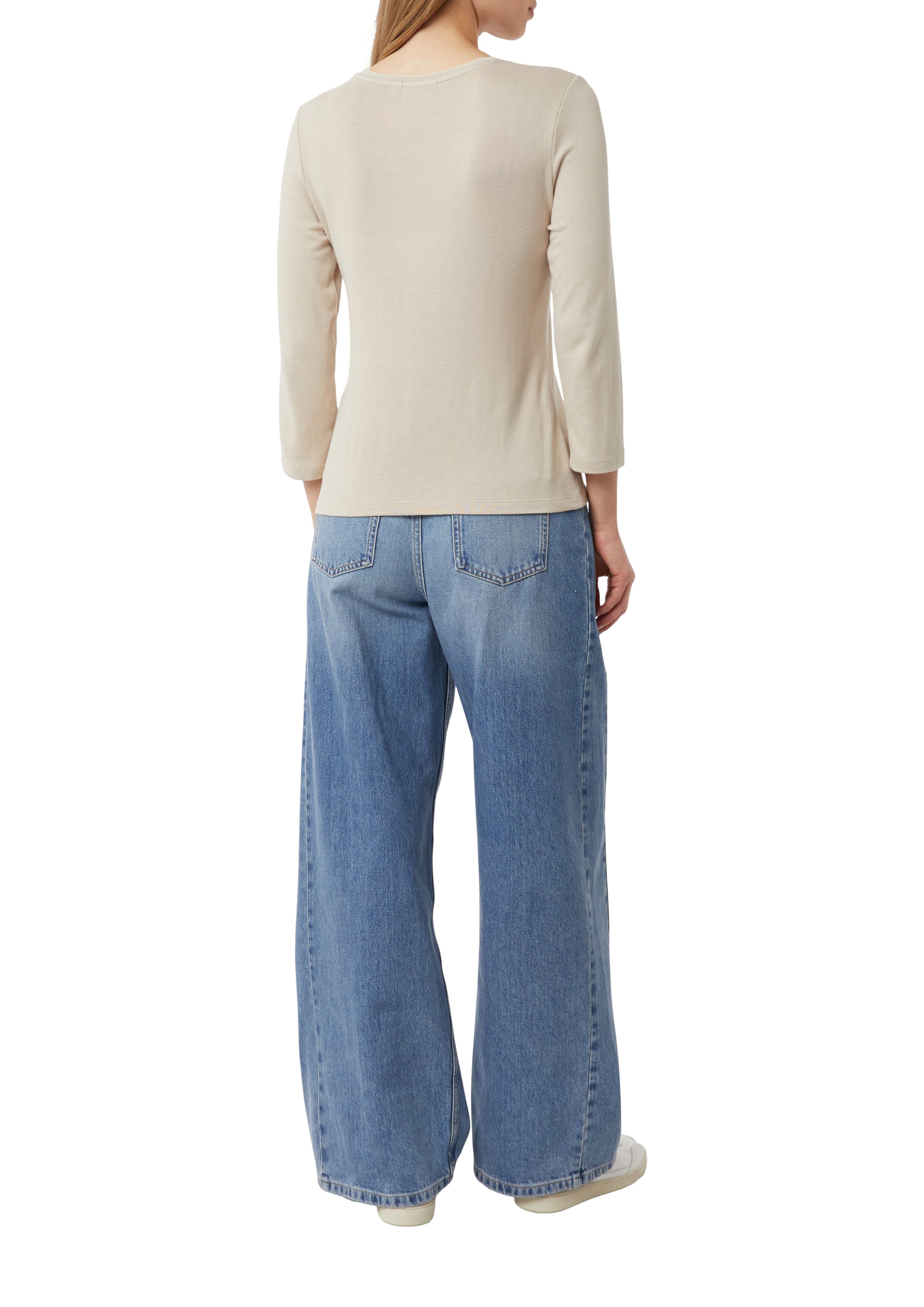 COMMA Футболка в Бежевый