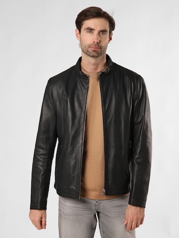 MILESTONE Between-Season Jacket 'Sandro' in Black: front