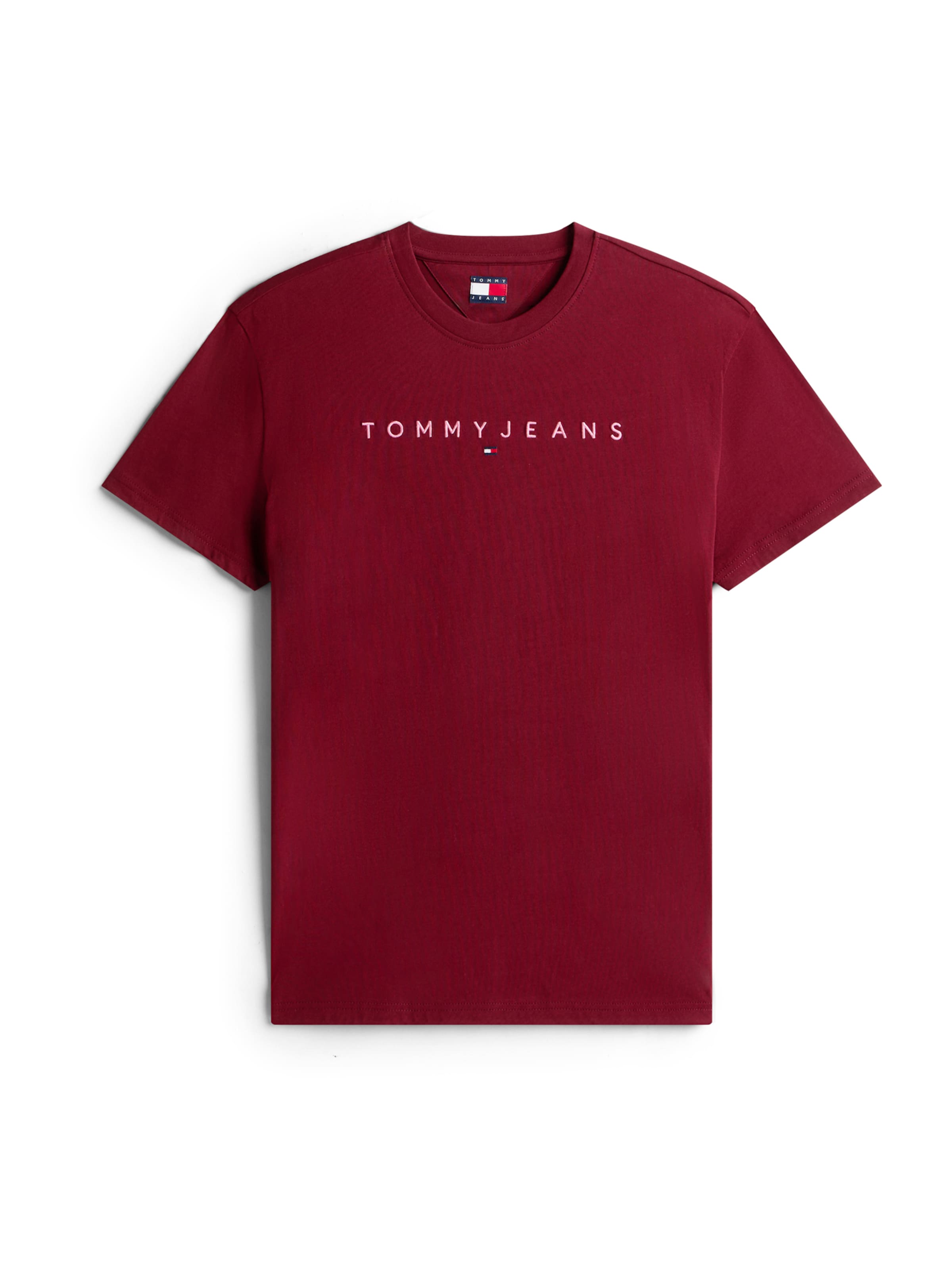 T-Shirt Tommy Jeans en rouge : devant