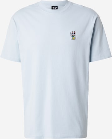 Iriedaily Majica 'Bye Bye' | modra barva: sprednja stran