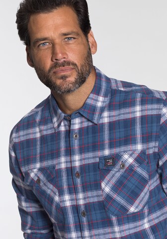 ARIZONA Regular fit Button Up Shirt in Blue