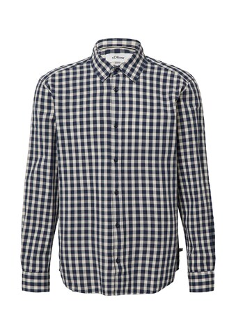 s.Oliver Button Up Shirt in Mixed colours: front