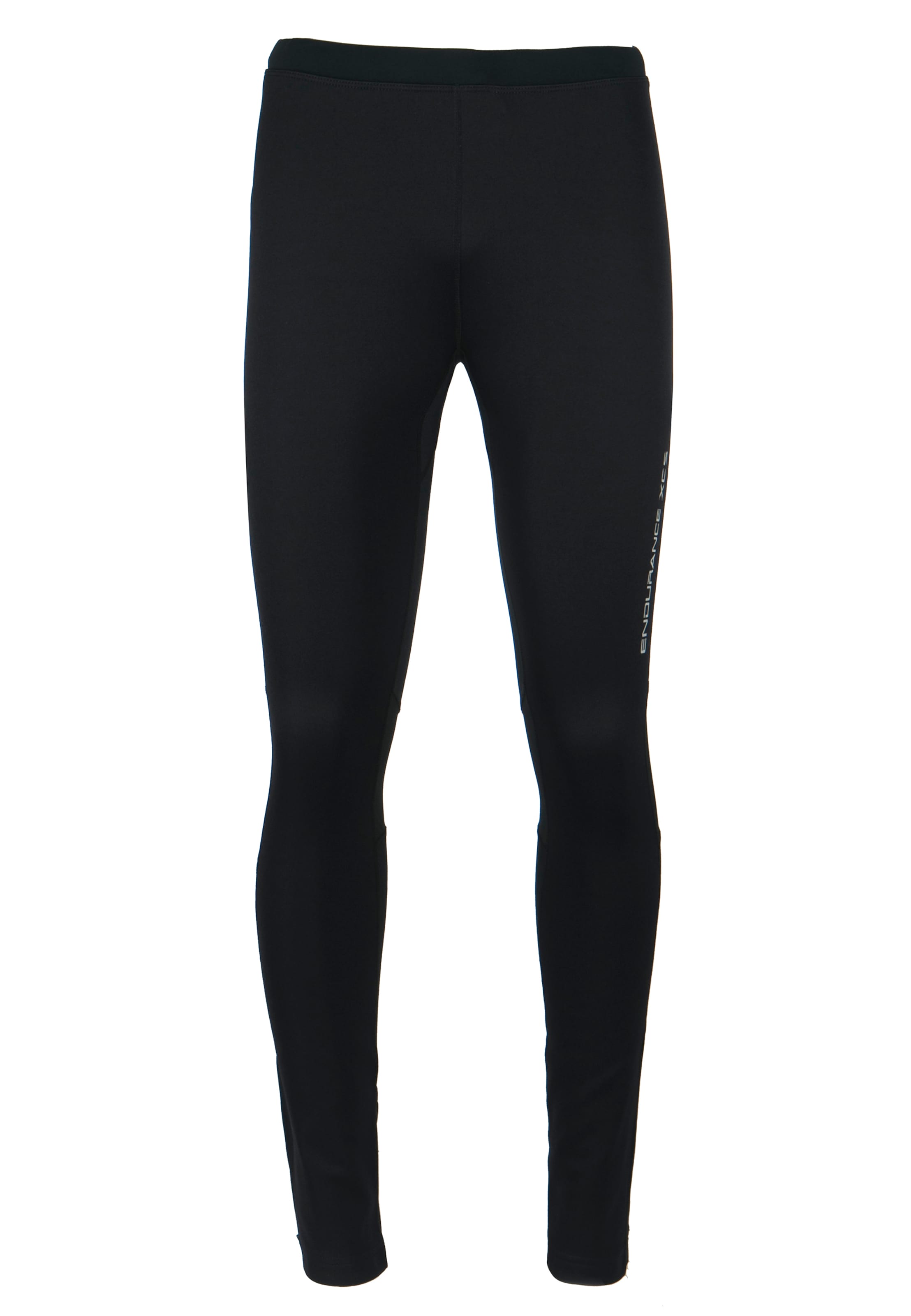 ENDURANCE Skinny Sportbroek 'Navotas' in Zwart: voorkant