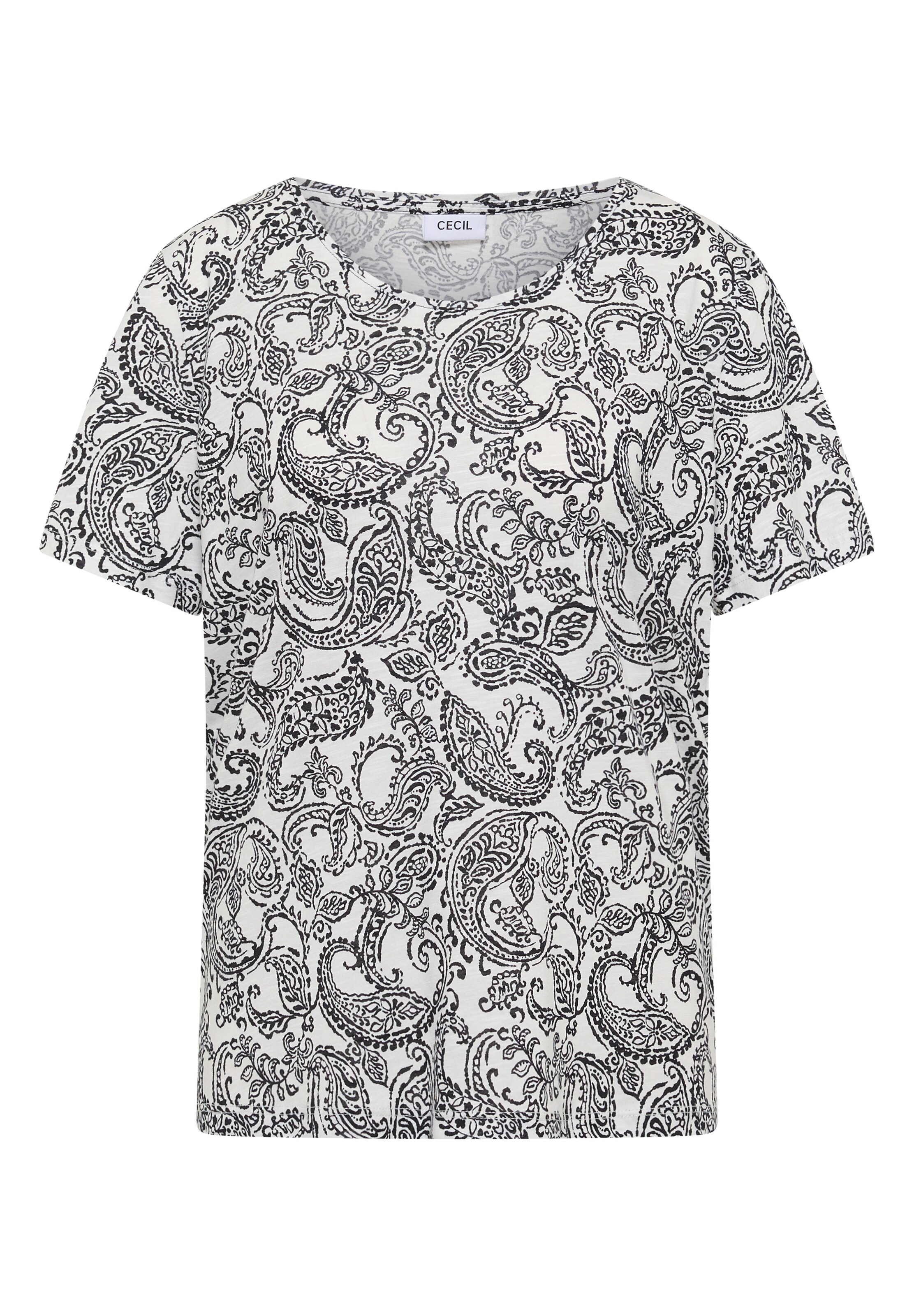 CECIL T-Shirt in Schwarz: Vorderseite