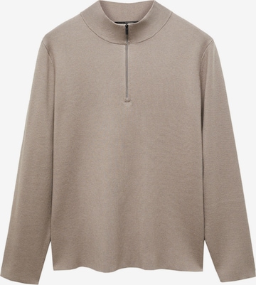 MANGO MAN Sweater in Grey: front