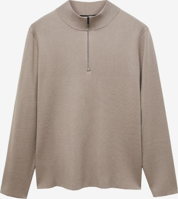 Pull-over MANGO MAN en gris : devant