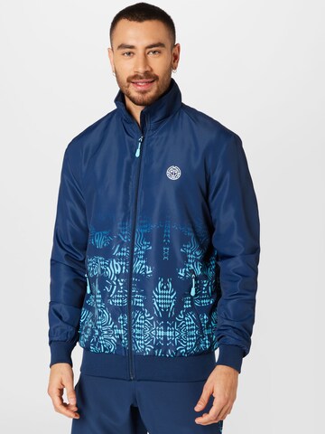 BIDI BADU Sportsweatjacke 'Lynel' in Blau: predná strana