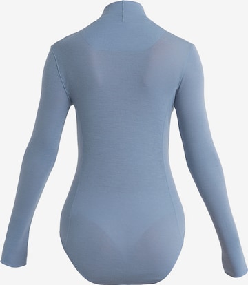 ICEBREAKER Sports bodysuit 'Queens' in Blue