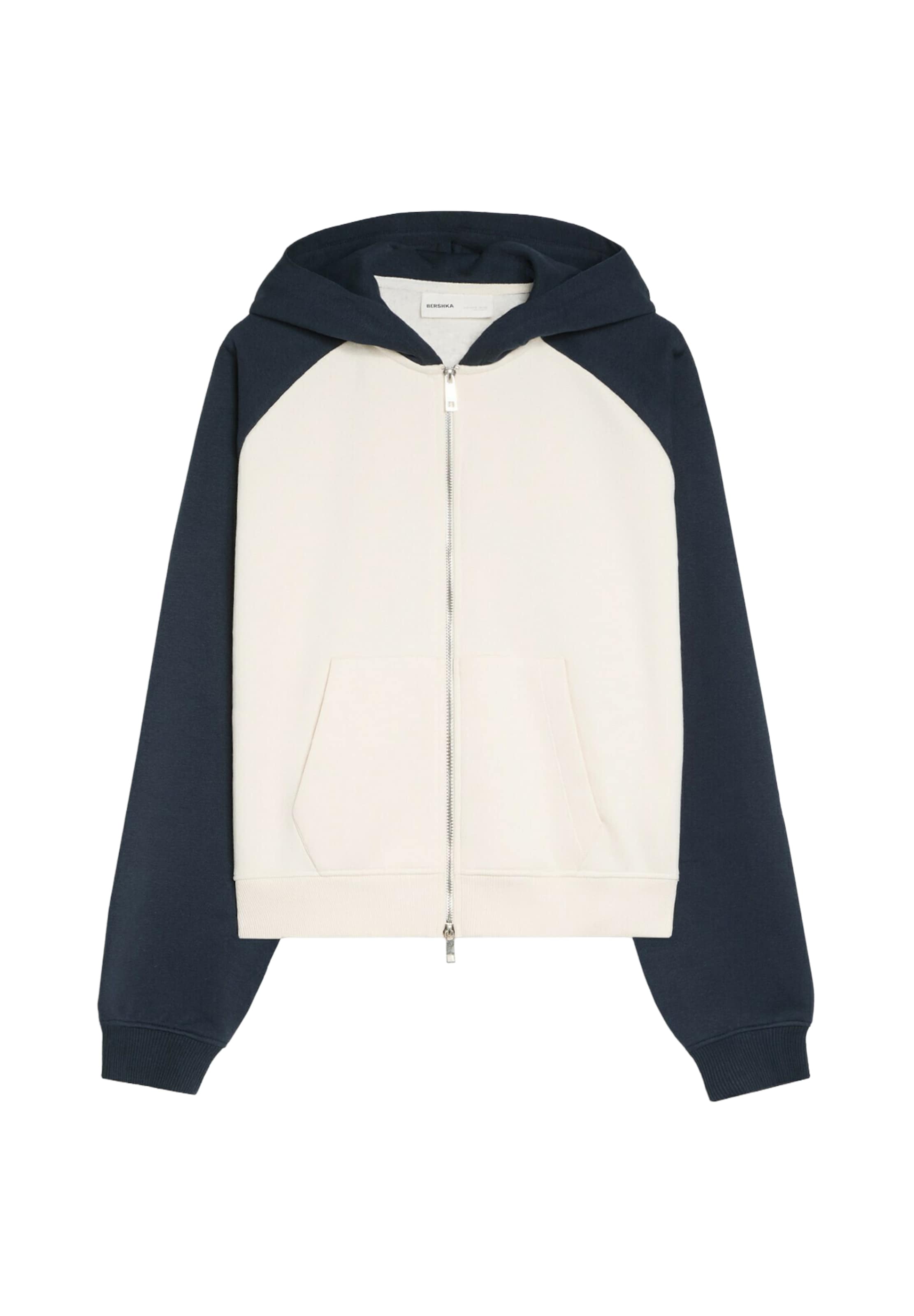 Bershka Mikina – modrá: přední strana