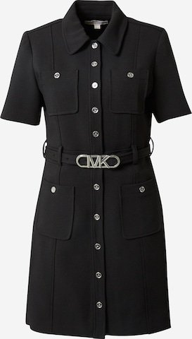 MICHAEL Michael Kors Košilové šaty – černá: přední strana