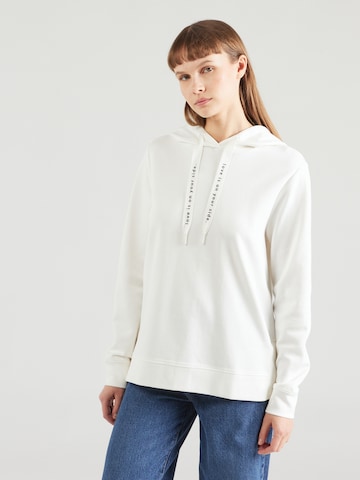 Sweat-shirt s.Oliver en beige : devant