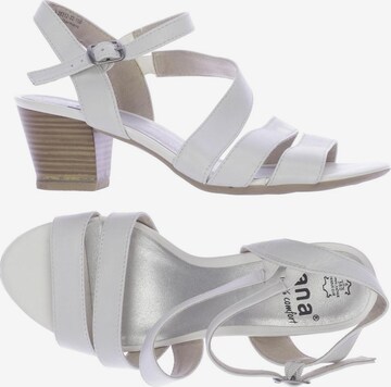 JANA Sandals & High-Heeled Sandals in 38 in White: front
