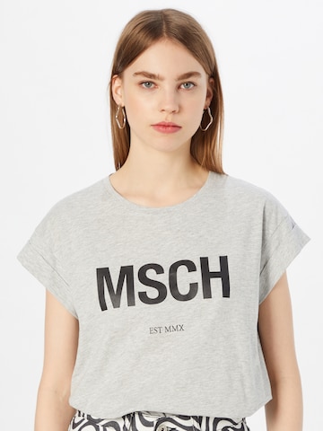 MSCH COPENHAGEN Тениска 'Alva' в сиво: отпред