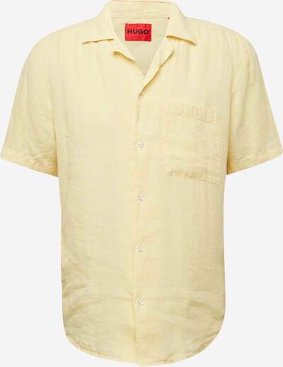 HUGO Overhemd 'Ellino' in de kleur Pasteelgeel, Productweergave
