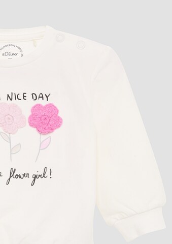s.Oliver Sweatshirt in Beige