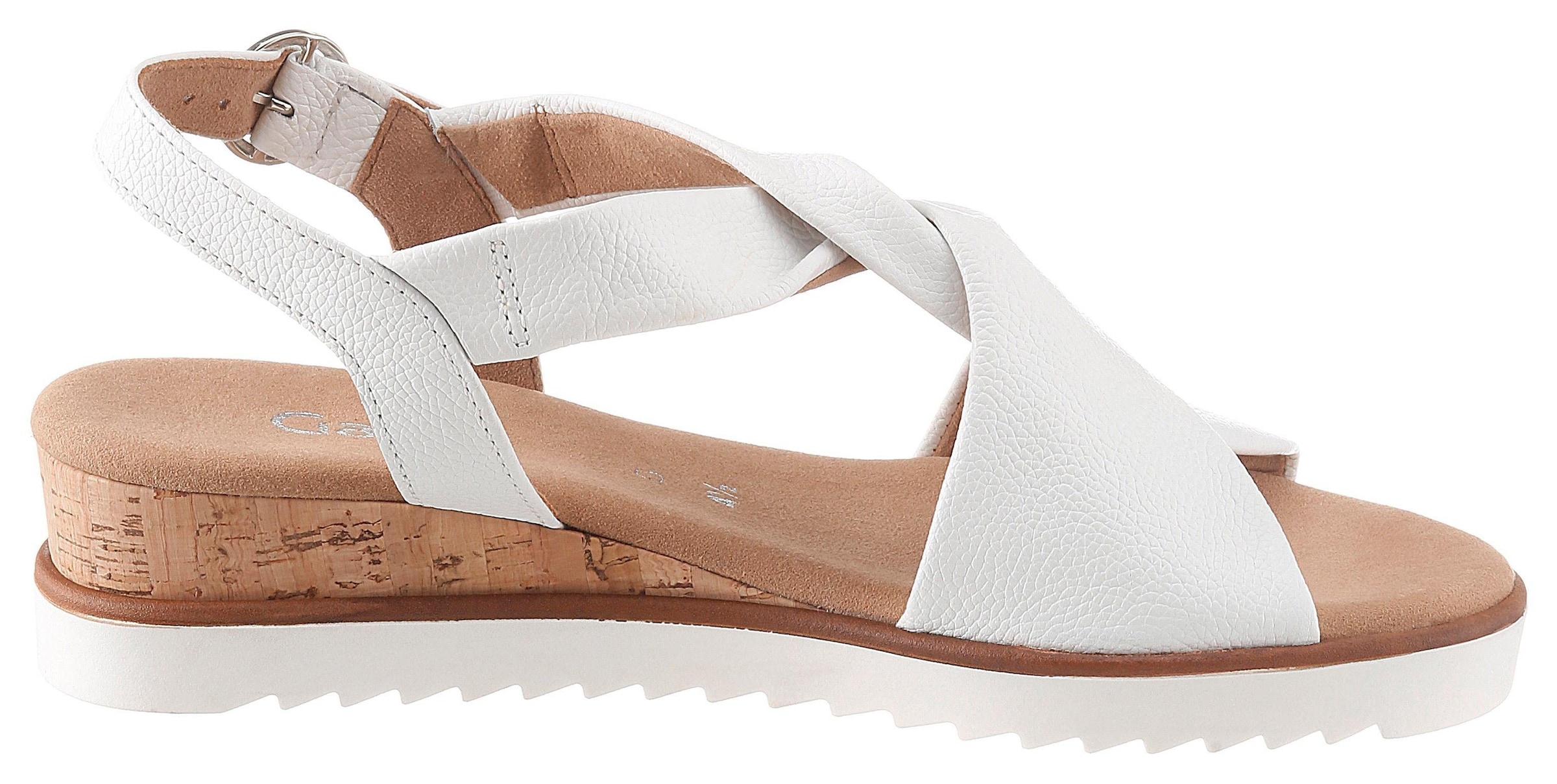 GABOR Sandalen met riem in Wit