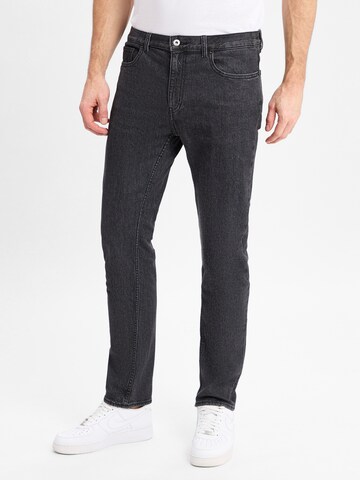 HUGO Slim fit Jeans ' Ash ' in Black: front