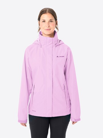 VAUDE Outdoorjas 'Escape' in Roze: voorkant