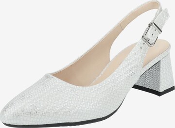 GABOR Pumps in Silber: predná strana