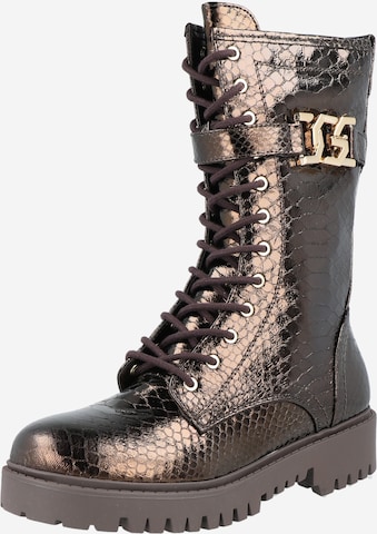 GUESS Lace-Up Boots 'ORISS' in Brown: front