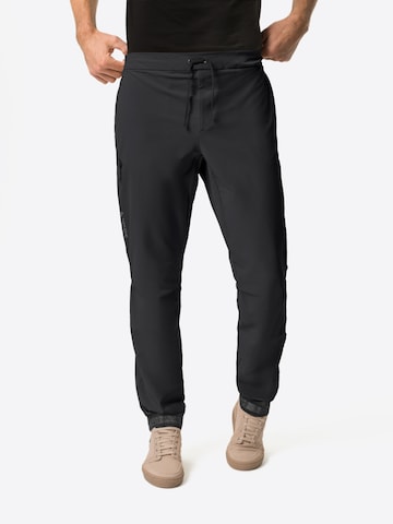 VAUDE Regular Outdoor Pants 'Comyou' in Black: front