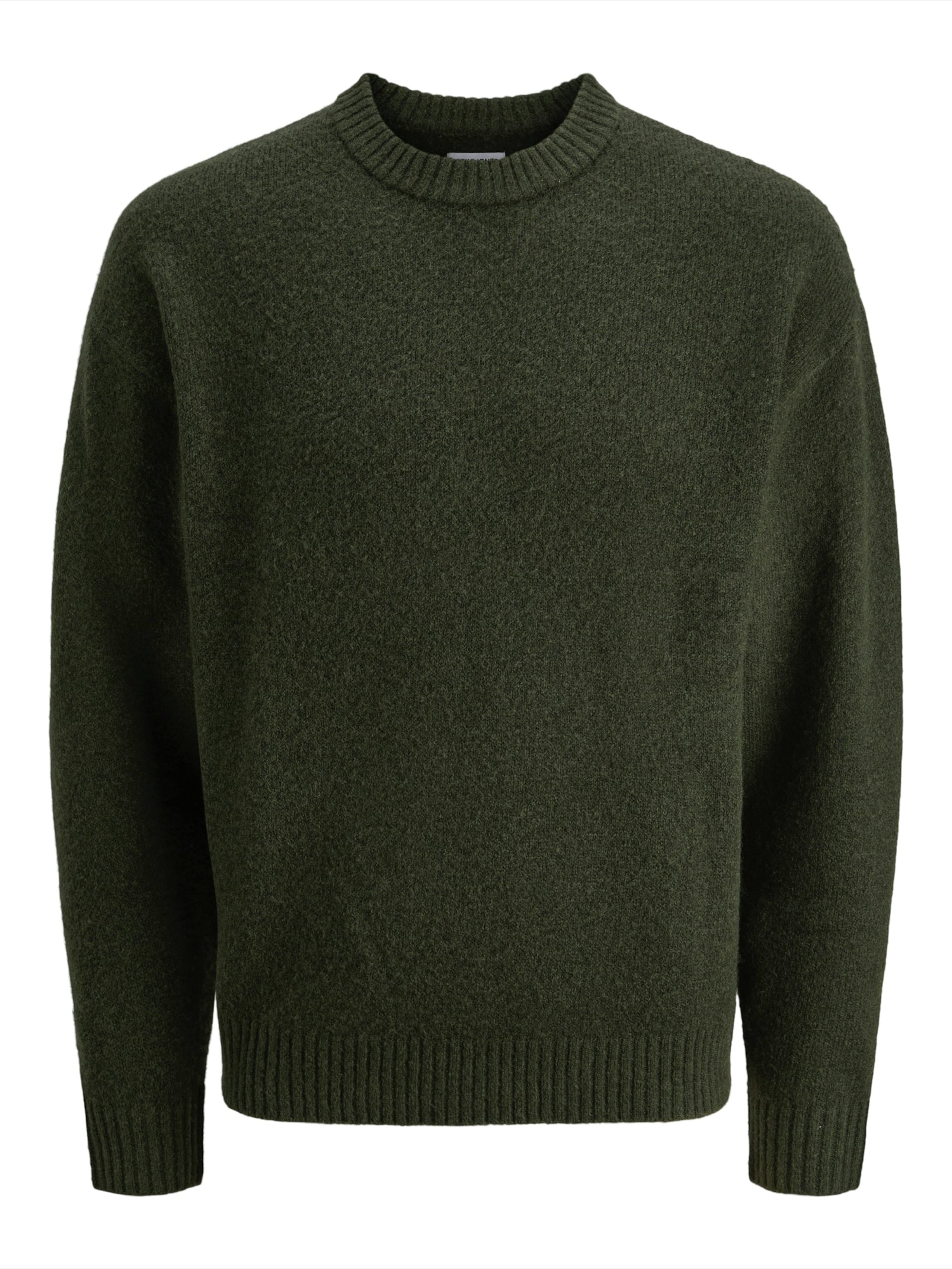 JACK & JONES Sweater 'JJESOHO OLLIE' in Green: front