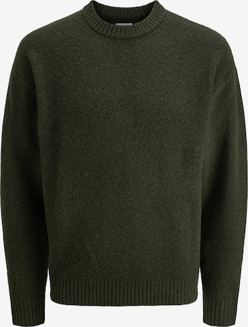 JACK & JONES Sveter 'JJESOHO OLLIE' - Zelená: predná strana